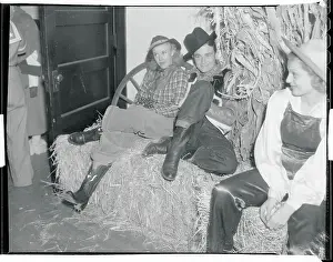 Ginger Rogers and Lew Ayres at Barn Dance