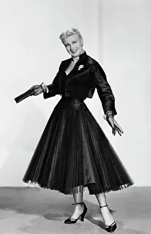 Ginger Rogers Modeling Gown with Short Jacket