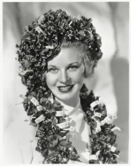 Ginger Rogers Wearing Poppy Tiara