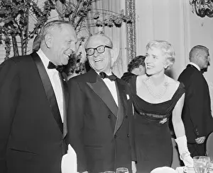 Giovanni Gronchi with Goodwin Knight and Clare Booth Luce
