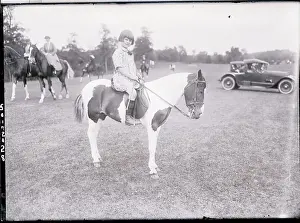 Huntington Prints: Girl Atop a Horse