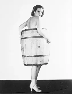Girl In A Barrel