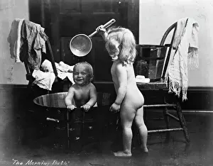 Brother Prints: Girl Bathing Her Brother