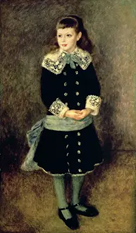 Youth Prints: Girl with a Blue Sash, late 19th/early 20th century. Artist: Pierre-Auguste Renoir