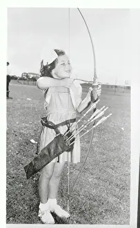 Girl with Bow and Arrow