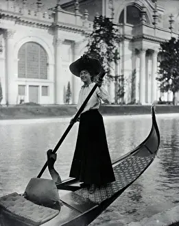 Louis Prints: Girl Canoeing; Exposition