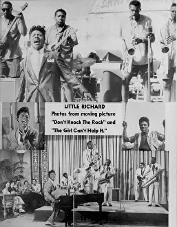 Prints of 1956: A collage of images of Little Richard and his appearances in the movies The Girl Can't Help It and Don't Stop The Rock which were released in 1956. (Photo by Michael Ochs Archives/Getty Images) The Architect of Rock: The Girl Can't Help It And Don't Knock The Rock Film Stills Collage