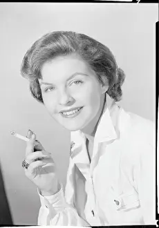 Shoulder Prints: Girl With Cigarette