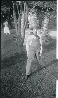 Newport Prints: Girl in Costume Outdoors