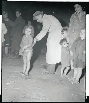 Naples Prints: Girl Being Deloused at Encampment