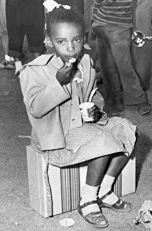 Pre Teen Girl Prints: Girl eating ice cream