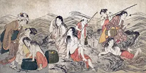 Girl Fishers & Bathers