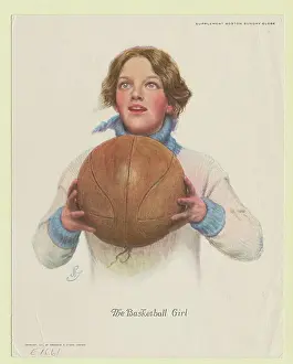 Girl Holding Basketball