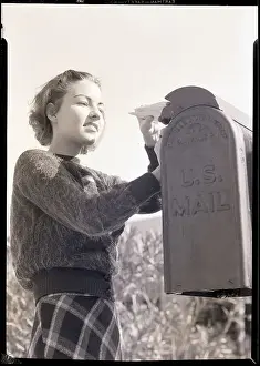 Girl Mailing Letter