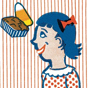 Unhealthy Eating Gallery: Girl and snacks