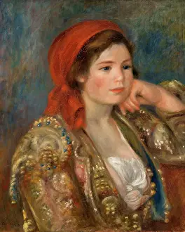 Pierre Auguste 1841 1919 Prints: Girl In A Spanish Jacket