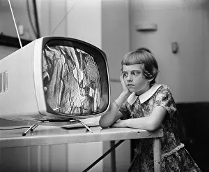Bellevue Medical Center Prints: Girl Watching Surgery on Television