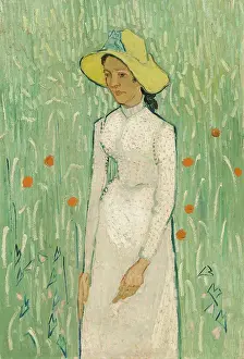 Young Woman Prints: Girl In White