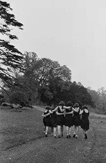 In Line Prints: Girls Together