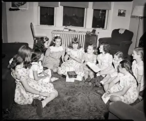 Opening Prints: Girls at a Birthday Party