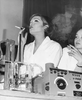 Poison Prints: Girls at Cigarette Filter Demonstration