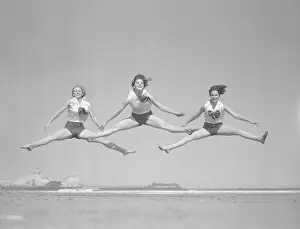 Elegance in Motion: A Ballet Journey: Three Girls Dancing