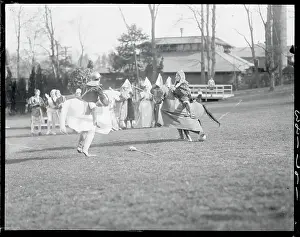 Girls Dressed As Knights