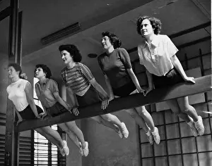 Gymnastics Prints: Girls In Gym