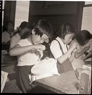 Seoul Prints: Girls Learn Embroidery in Wartime School
