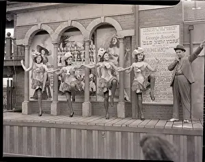 Show Girls Performing with Barker