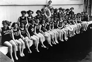 Belgian Culture Prints: Girls In Swimsuits