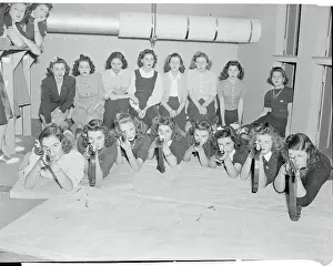 High School Prints: Girls Training for National Defense