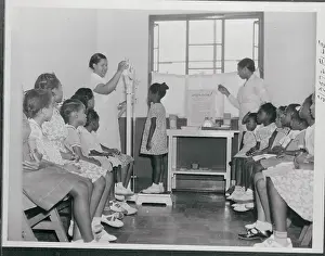 Birmingham Prints: Girls Being Weighed In