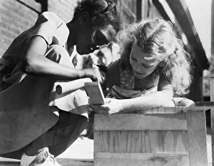 Desegregation Prints: Girls Working Together