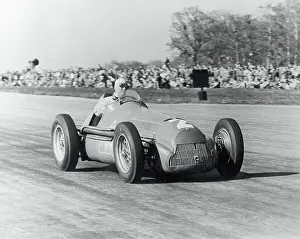 Silverstone Prints: Giuseppe Farina in Racing Car