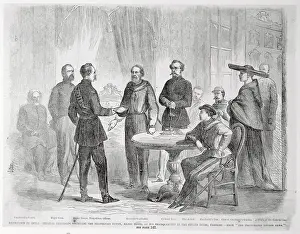 Sicily Prints: Giuseppe Garibaldi Greeting Group of People