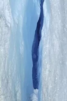 imageBROKER Collection Gallery: Glacial crevice, Perito Moreno Glacier, Los Glaciares National Park, Patagonia, Argentina