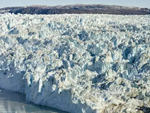 Images Dated 2nd September 2017: Glacier Eqip (Eqip Sermia) on sunny day, Oqaatsut, Avannaata, Greenland, Denmark