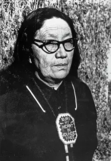 Huty30056 Prints: Gladys Bissonette, Oglala Lakota Elder