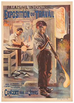 Gado Posters Prints: Glass Blowing Poster