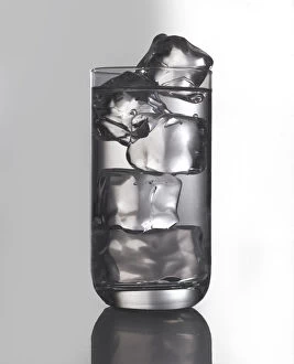 Images Dated 11th April 2008: Glass Filled With Water And Ice