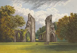William Prints: Glastonbury Abbey, c1880, (1897)