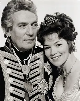 Glenda Jackson With Co-Star Peter Finch