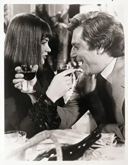 Glenda Jackson and George Segal Drinking