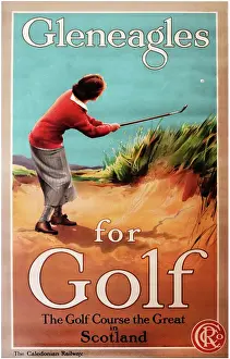Course Prints: Gleneagles for Golf