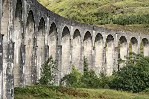Glenfinnan Viaduct Collection: Glenfinnan Viaduct, West Highland Line railway bridge, Lochaber, Scotland, United Kingdom