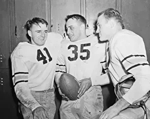 Glenn Davis, Felix Doc Blanchard, and Arnold Tucker after win