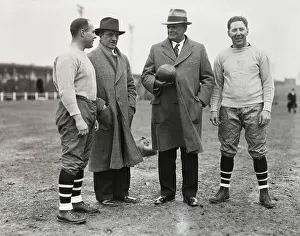 Coach Prints: Glenn Pop Warner with Fellow Coaches