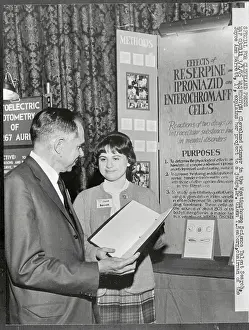 Glenn Seaborg Talking to Science Contest Winner