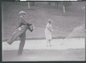 Glenna Collett During Golf Tournament